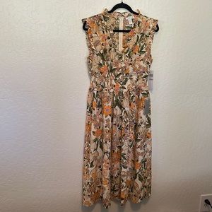 LONDON TIMES Floral 3/4 Long Dress Size 12